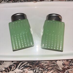 Jadeite Salt & Pepper Shaker (comes with both)